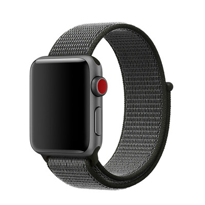 

Sports Nylon Hook And Loop Strap Watchband For Apple Watch 432