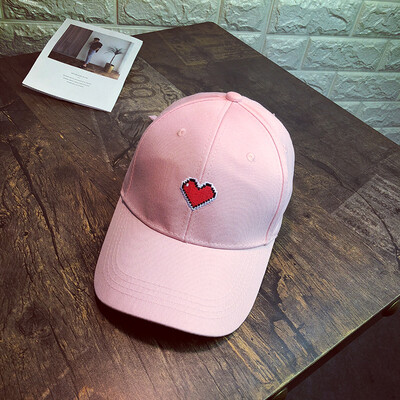 

Korean letters Embroidered Baseball Cap Korean version of mens Street crooked hat outdoor sunshade duck tongue hat