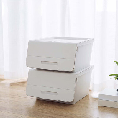 

Xiangyou Town Plastic Storage Box Storage Box Clothes Storage Box Toy Organizer Box 2 Pack Simple Large