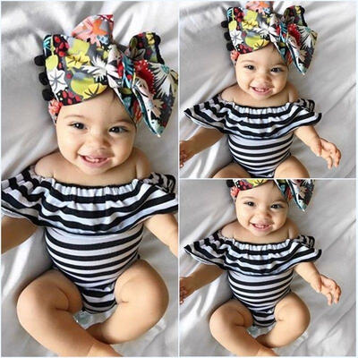 

Cotton Newborn Baby Girl Romper Bodysuit Jumpsuit Playsuit Clothes Outfits 0-24M