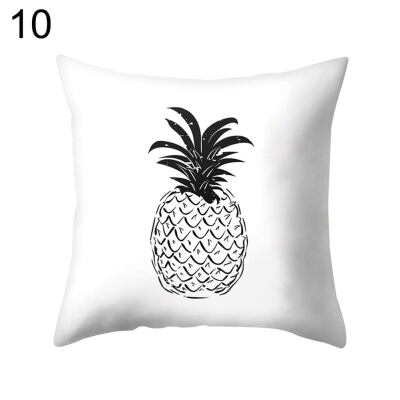 

Flower Leaf Tree Pineapple Love Pillow Case Cushion Cover Sofa Bed Car Decor