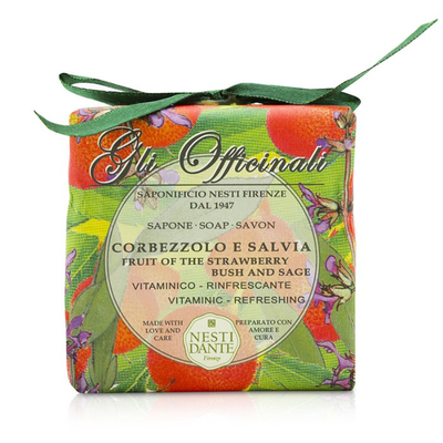 

NESTI DANTE - Gli Officinali Soap - Fruit Of The Strawberry Bush & Sage - Vitaminic & Refreshing 200g7oz