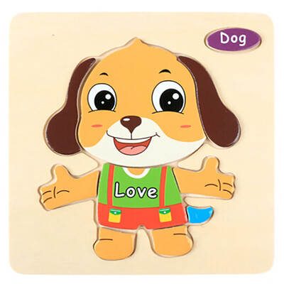 

Gotoamei Wooden Puzzle Educational Developmental Baby Kids Training Toy