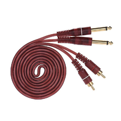 

Dual 14" 635mm TS Plug to Dual RCA Audio Cable Connector Wire Cord 15m 49ft for AV Amplifier Mixing Console