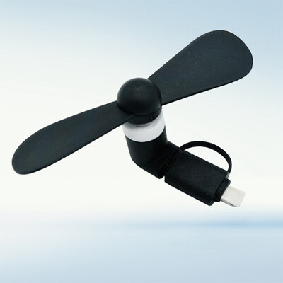 

2 In 1 Travel Portable Cellphone Mini Fan Usb Cooling Cooler For Iphone 5 5S Se 6 6S Plus 8 And Android Phone