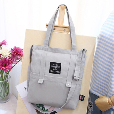 

Bags for women 2019 Simple Girls Canvas Shoulder Tote Handbags Letter Embroidery Casual Crossbody Bolsa Feminina