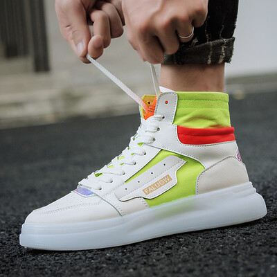 

Summer high-rise canvas shoes with thick soles Mens increase 100 sets of leisure sports shoes Autumn mens shoes