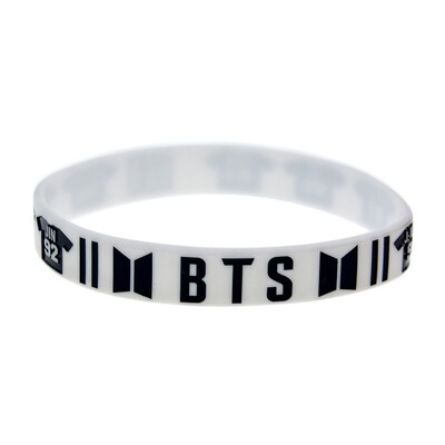 

Kpop BTS Bangtan Boys Silicone Wristband Bracelet with Signature Hot Gift for ARMY