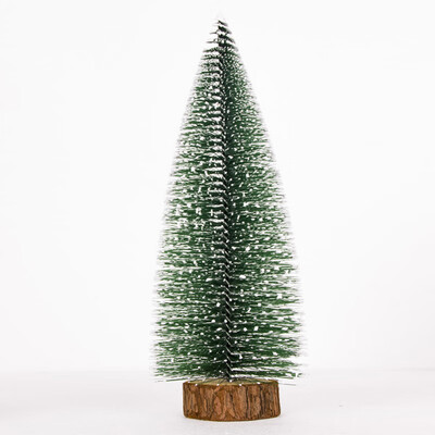 

Christmas Snow Mini Tree Holiday Festival Party Ornament Decor Miniature