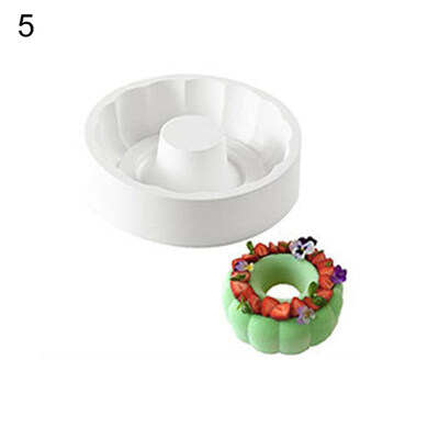 

Flower Heart Castle Silicone Mold Cake Cookie Mould DIY Handmade Crafting Tool