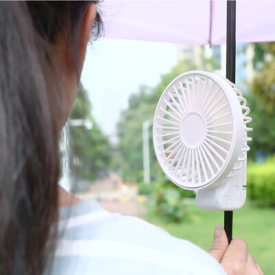 

Siaonvr Mini Clip Fan Handheld Fan With Stand Cradle USB Wind Blower Indoor Outdoor Fan