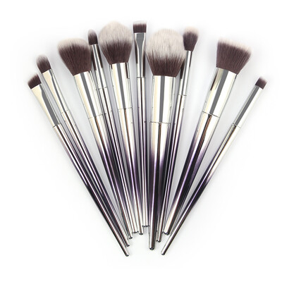 

Toponeto 10PCS Make Up Foundation Eyebrow Eyeliner Blush Cosmetic Concealer Brushes