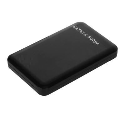

25" USB30 SATA30 HDD Hard Disk Drive Enclosure Case External HDD Box Tool Free 6 Gbps Support 3TB UASP Protocol White