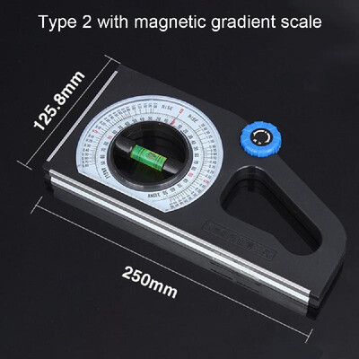 

Engineering inclinometer slope measuring ruler magnetic horizontal angle universal slope degree multi-function slope measuring ins