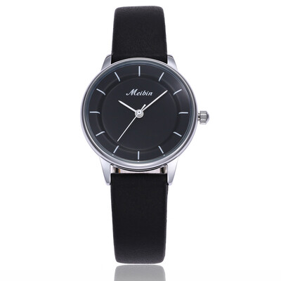 

Ladies waterproof Japanese movement couple watch leather stone