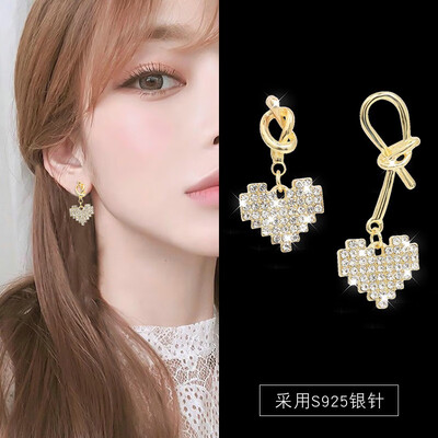 

S925 silver earrings trend wild earrings ladies long temperament earrings