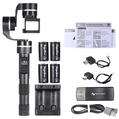 

Feiyu G4 QD 3 Axis Brushless Handheld Steady Gimbal Gyro Stabilizer w Quick Dismantling Design for GoPro Hero3 3 4 5 Action C