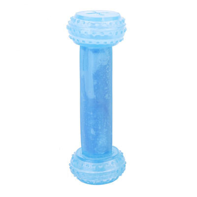 

Greensen TPR Pet Dog Biting Chewing Molar Leakage Food Frozen Cooling Playing Toy Blue
