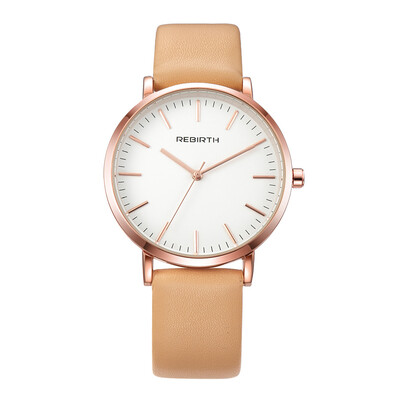 

Cross-border exclusive REBIRTH RE057A quartz waterproof belt watch men&women watches