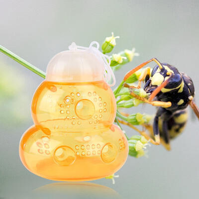 

Greensen 2Pcs Non-Toxic Wasp Traps Bee Traps Hanging Bee Catcher Inset Repeller