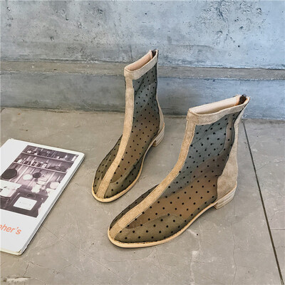 

The summer breathable Korean version of the boots with skirts Boots short Boots Lady Boots