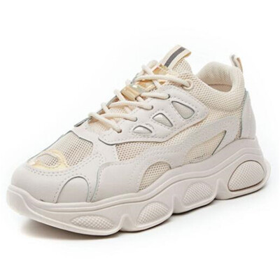 

DIWEINI 2019 Spring New Women Casual Shoes Mesh Comfortable breathable Platform Woman Sneakers Ladies Trainers chaussure C08