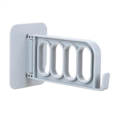 

Wall-mounted Clothes Hanger Rack Self Adhesive Hanger Storage Holder Organizer Hanging Hook