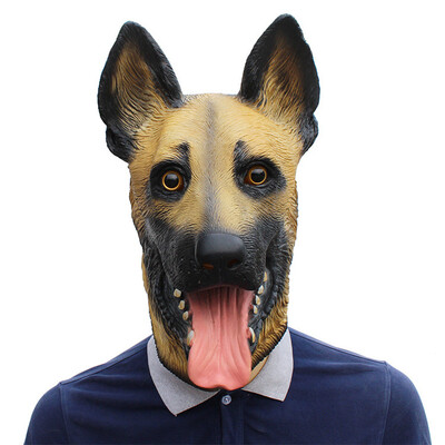 

YIWULAParty Story Novelty Latex Head Mask Costume Party Mask Animal Dog