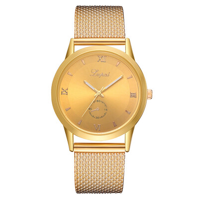 

Ladies Quartz Watch Rose Gold Womens Watches Relogio Lvpai Womens Casual Quartz strap Band Watches Analog Wristwatch 233