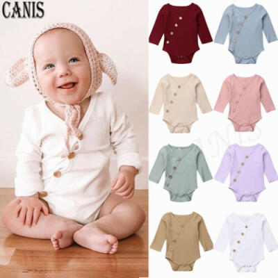 

Newborn Infant Baby Boy Girl Clothes Romper Cotton Bodysuit Jumpsuit Outfit AU