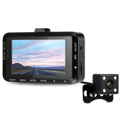 

DV168 Dash Cam 27-inch G-sensor Dual Camera Loop Record Motorcycle Driving Recorder