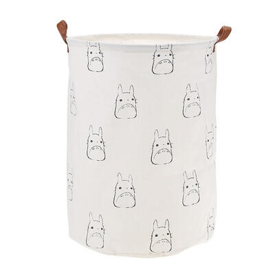 

Cartoon Folding Canvas Laundry Basket Dirty Clothes Kids Toy Storage Bucket