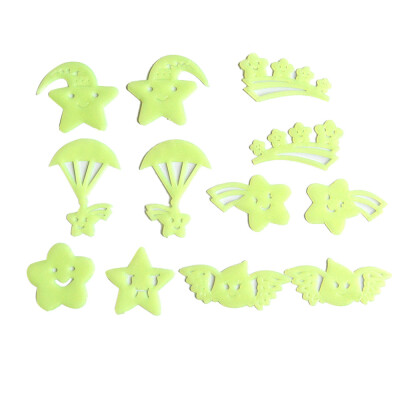 

〖Follure〗A Set Kids Bedroom Fluorescent Glow In The Dark Stars Wall Stickers