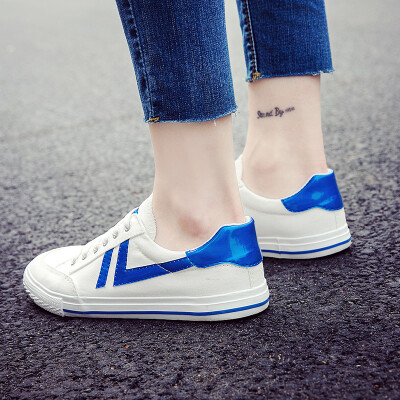 

Spring canvas shoes women Joker Korean version of small white shoes 2018 new flat-bottomed student shoes casual shoes womens shoe