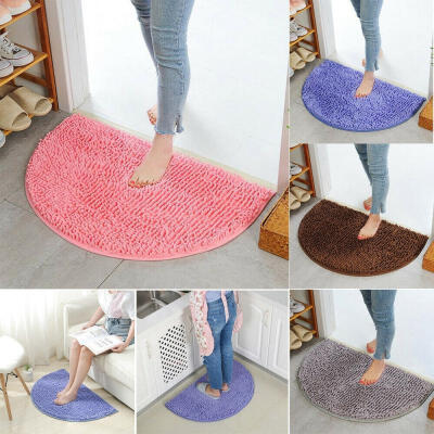 

Non Slip Dirt Barrier D Shape Semi Circle Half Moon Floor Door Mat Rug 4060cm