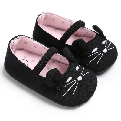 

Cute cat soft bottom anti-skid Shoes Newborn Infant Toddler First Walkers Soft Soled Cotton Kids Shoe