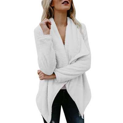 

Toponeto Women Suit Casual Long Sleeve Open Front Woolen Sweater Coat Jacket GYL
