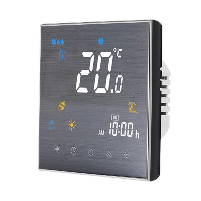 

BTH-3000L-GALW WiFi Smart Thermostat for Water Heating Digital Temperature Controller Large LCD Display Touch Button Voice Control