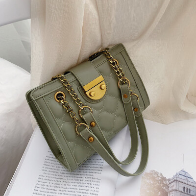 

Wild Asian embroidery thread chain bag female bag 2019 new fashion shoulder bag summer small fresh ins messenger bag