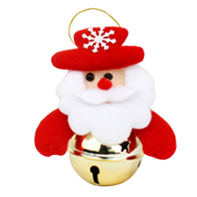 

Lovely Santa Elk Snowman Doll Christmas Bells Christmas Tree Hanging Pendant Xmas Home Party Ornament Christmas Decoration
