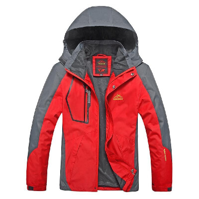 

Mens Hooded Outdoor Lightweight Waterproof Windproof Coat Spring Autumn Sports Camping Trekking Mountain Climbing Jackets