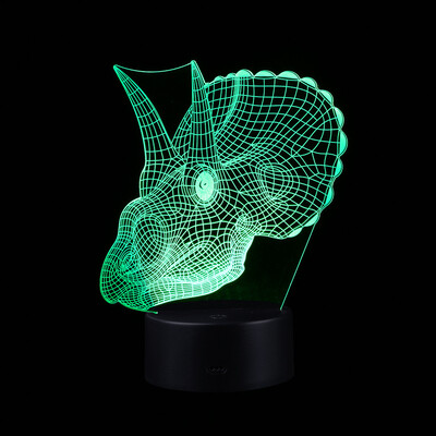 

〖Follure〗LED 3D Illuminated Lamp Optical Desk Night Light With 7 Color Changing