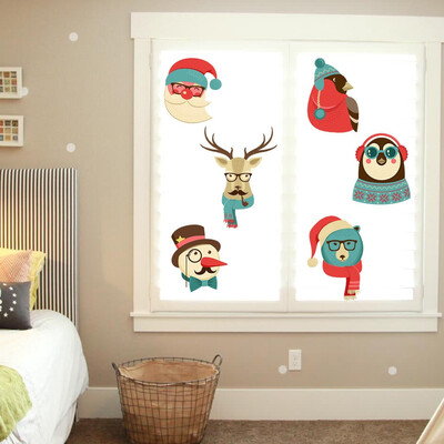 

Siaonvr Wall Stickers Decor Christmas Wall Sticker Home DIY Decals For Door And Window