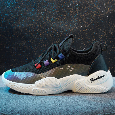 

Sports shoes women 2019 summer new Joker white shoes summer Torre breathable mesh shoes student running shoes tide shoes