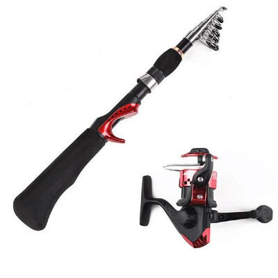 

HENG JIA 16m Fishing Pole Light Weight Lure Spincast Beginner Portable Angling with Tackle Box Set Stretched Carbon Fishing Rod