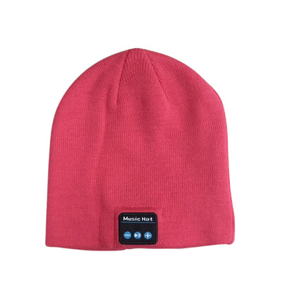

Outdoor Winter Knitted Music Hat Beanie Headset Hands Free Smart Wireless Headphones Rechargeable BT Cap with Built-in Stereo Spea