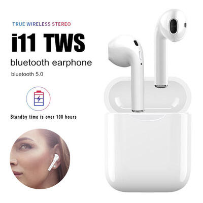 

TWS Bluetooth 50 Earbuds True Wireless Bluetooth Earphone HiFi Sound Noise Reduction W300mAh Charging Case