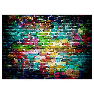 

Backdrop Graffiti Brick Wall Art Fabric Backdrop Photography Background