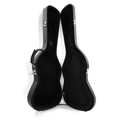 

Glarry Upgraded Version Portable Guitar case Flat Surface ST Electric Guitar Hard Shell Case