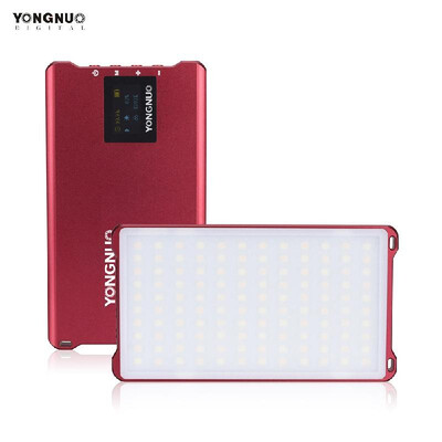 

YONGNUO YN125 Mini LED Fill Light Photography Lamp 120pcs LEDs Dimmable 3200-5600K Built-in Rechargeable Battery for Live Video Gr